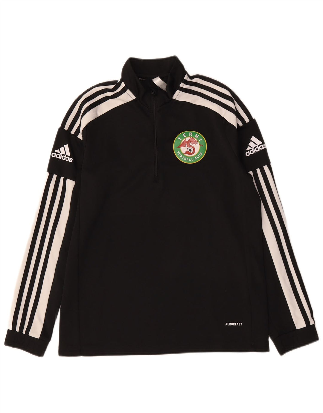 Top de treino Adidas Boys Graphic Pullover 13-14 anos preto