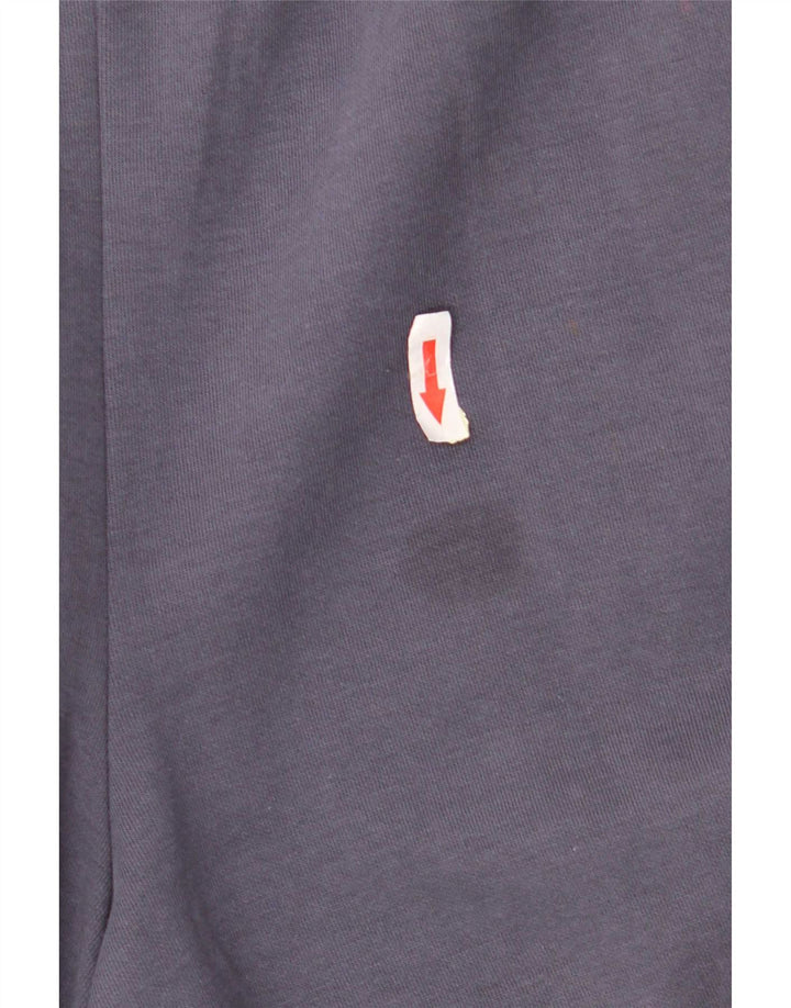 Zara Womens Cargo Tracksuit Calças Reino Unido 8 Pequeno Algodão Cinza