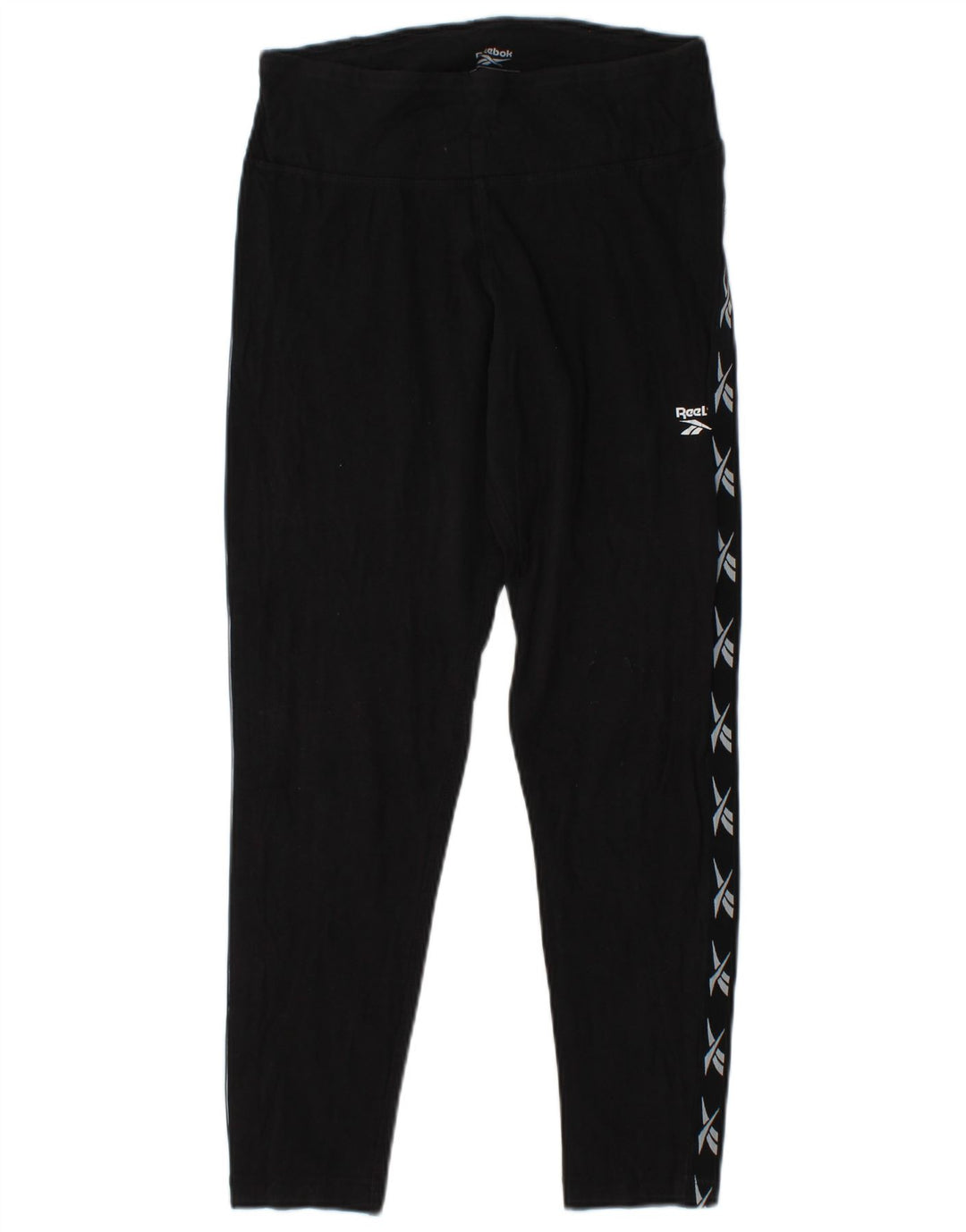 Leggings REEBOK feminino gráfico UK 12/14 médio preto