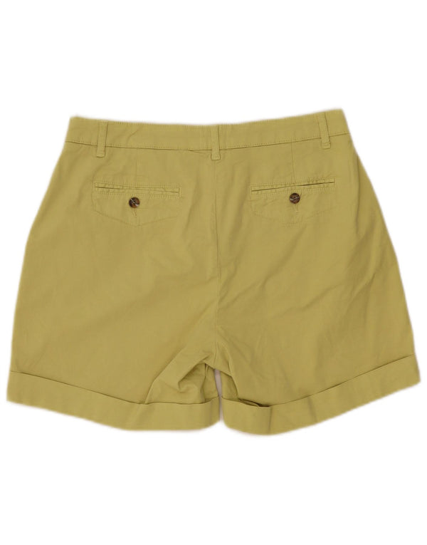 Shorts Chino Feminino Jigsaw UK 12 Médio W30 Algodão Verde