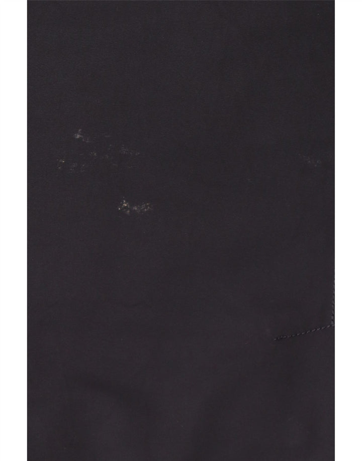 Jaqueta acolchoada masculina Moncler tamanho 4 XL azul marinho poliéster