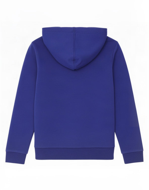 Suéter com capuz gráfico Adidas Boys 9-10 anos algodão azul