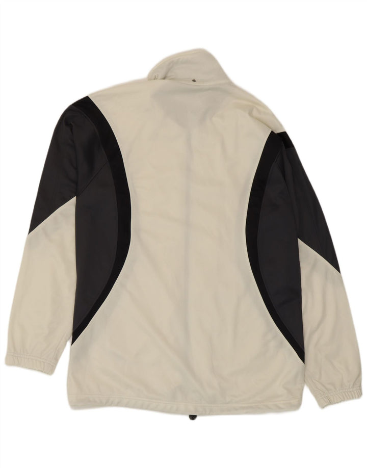 Asics Mens Tracksuit Top Jaqueta Grande Bloco de cores branco