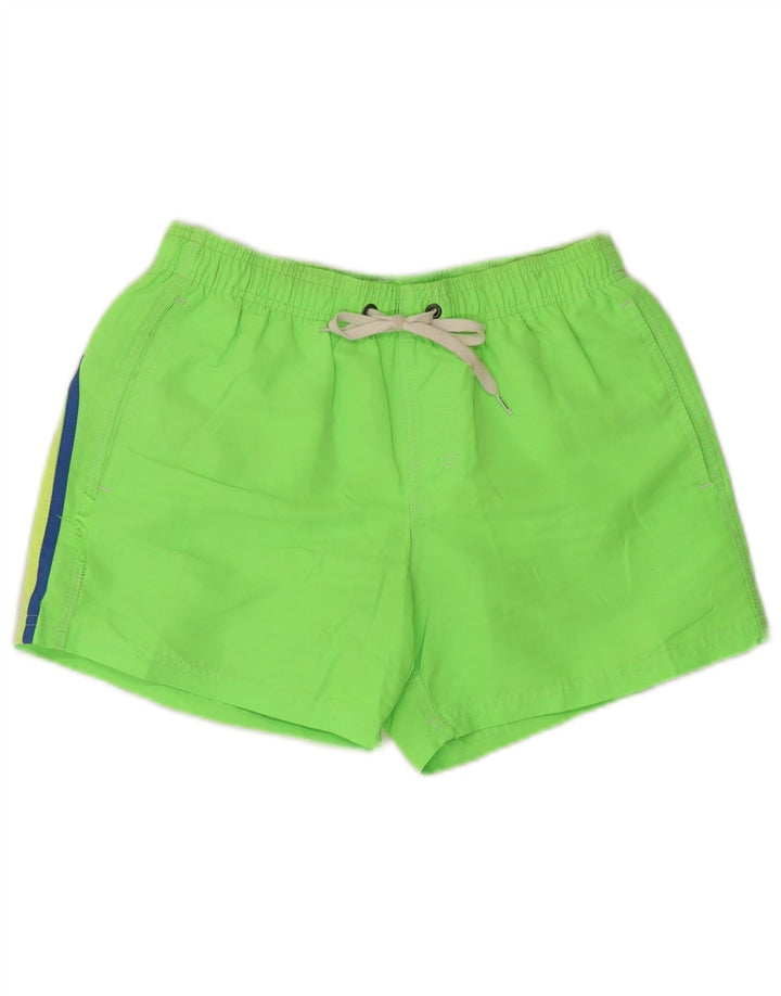 Shorts de natação masculino SUNDEK pequeno poliéster verde