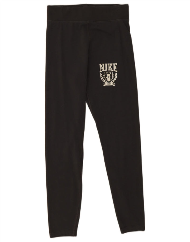 Leggings Nike Graphic Femininas UK 8 Pequenas Cinza