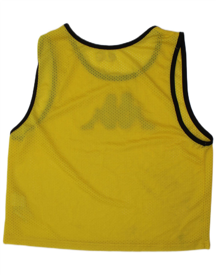 Top KAPPA Boys Graphic Vest 7-8 Anos Amarelo Poliéster