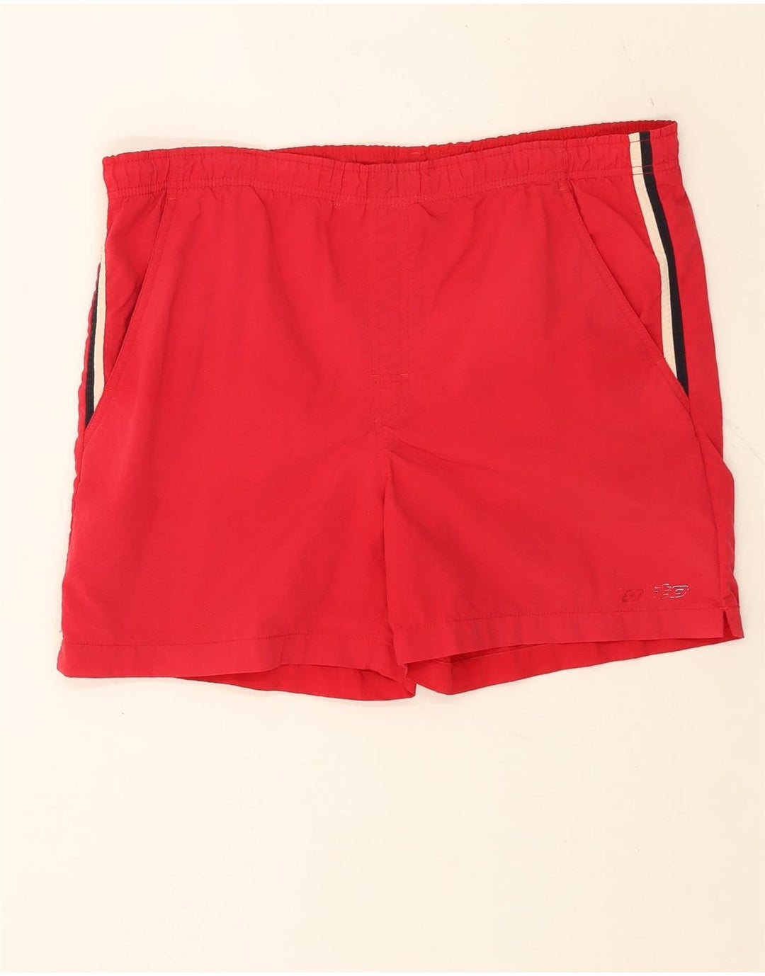 Shorts de natação masculino Lotto XL listrado vermelho