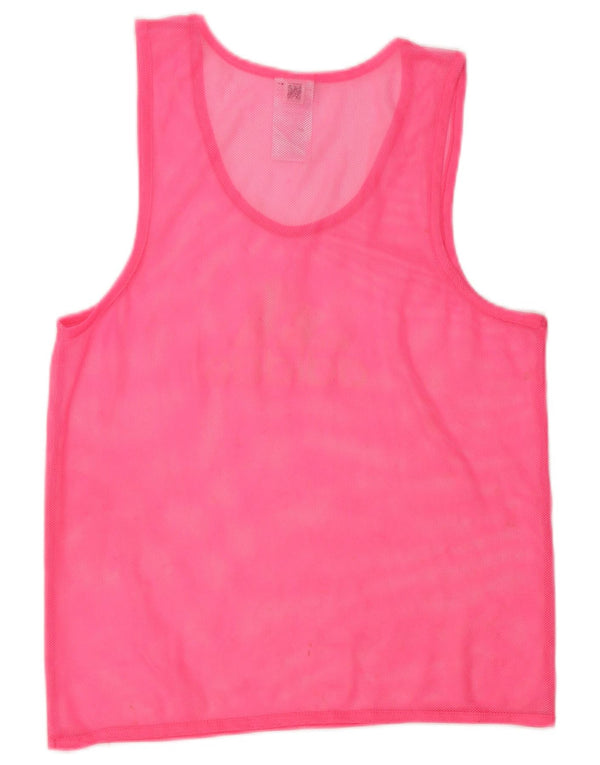 Adidas Womens Graphic Vest Top UK 10 Pequeno Rosa Poliéster
