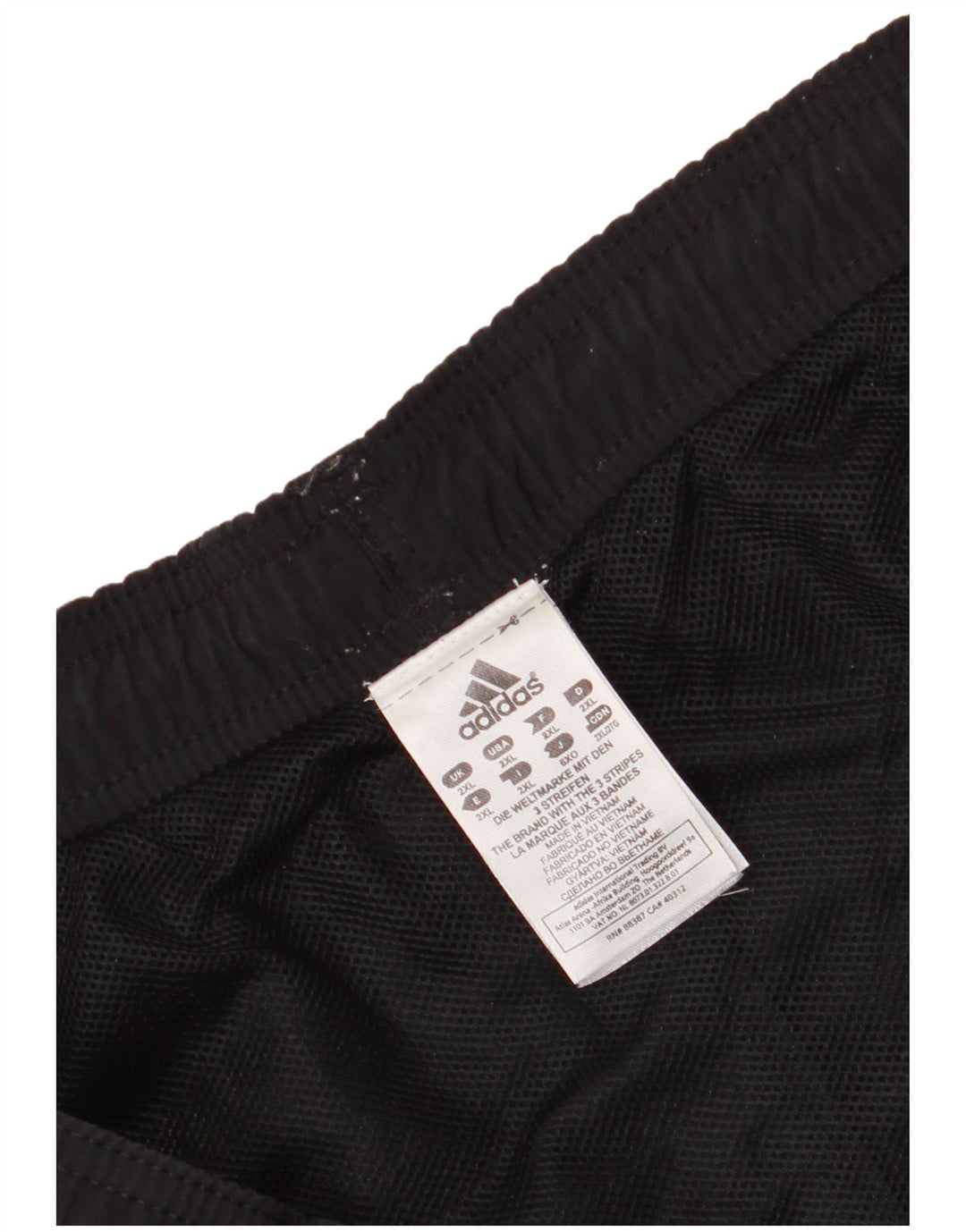 Shorts esportivos masculinos Adidas 2XL preto nylon
