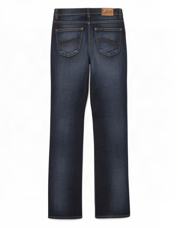 Lee Mens REED Bootcut Jeans W33 L36 Azul Algodão