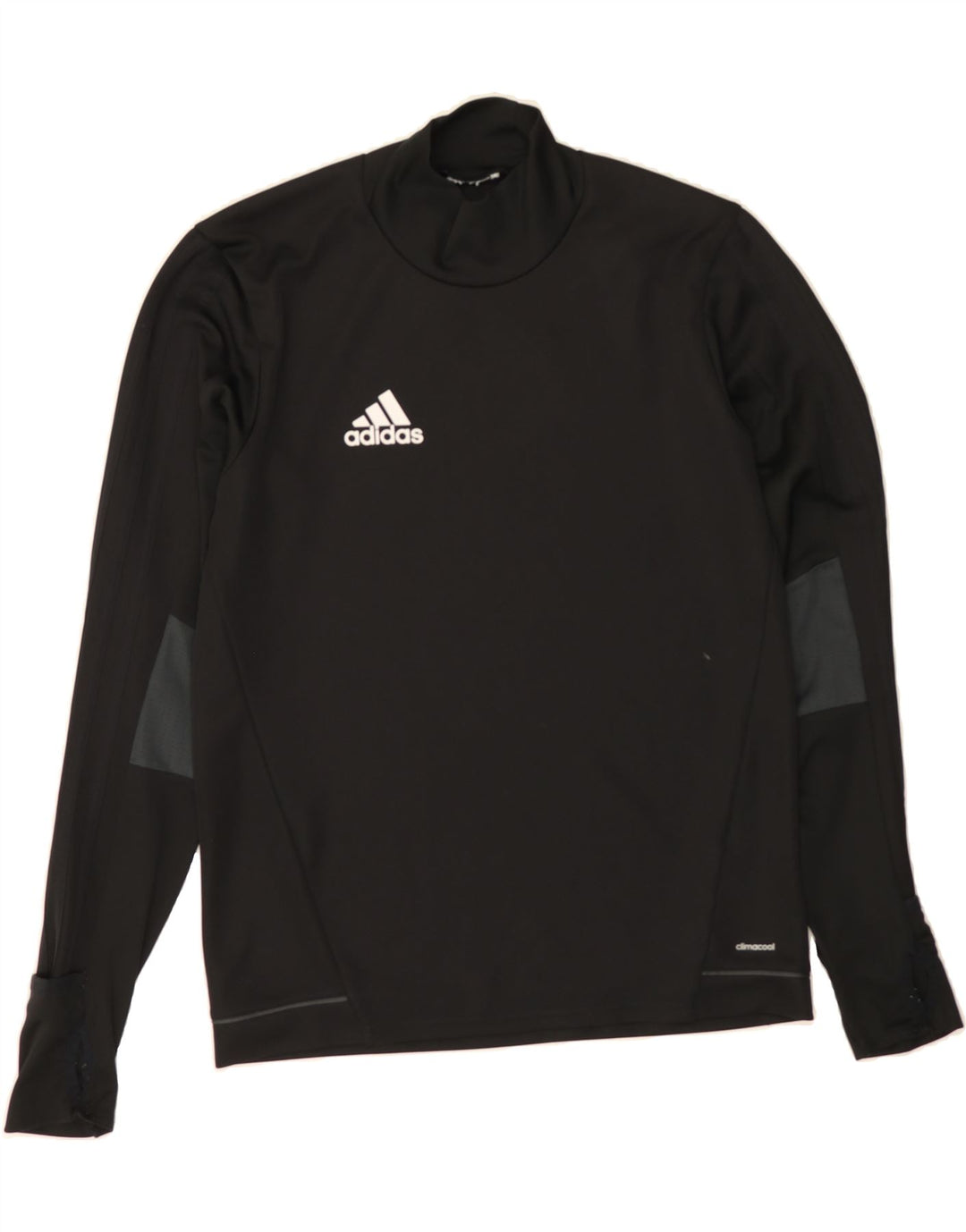 ADIDAS Mens Climacool Top Long Sleeve Small Black Vintage Adidas and Second-Hand Adidas from Messina Hembry 