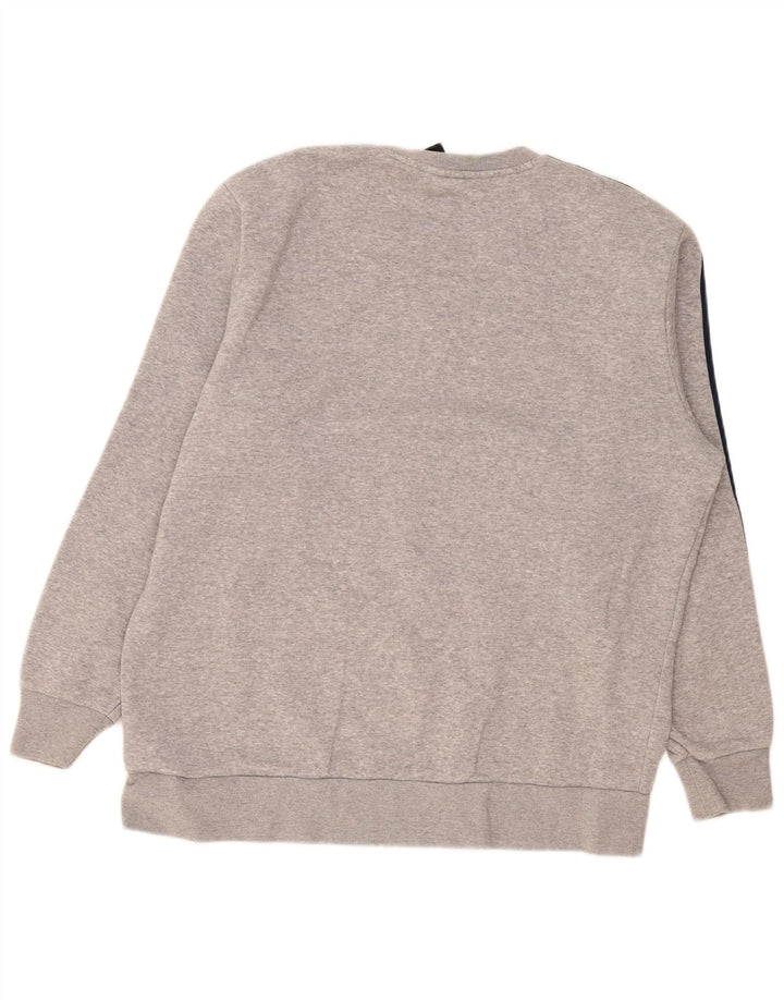 Adidas Mens Moletom Jumper XL Cinza Salpicado