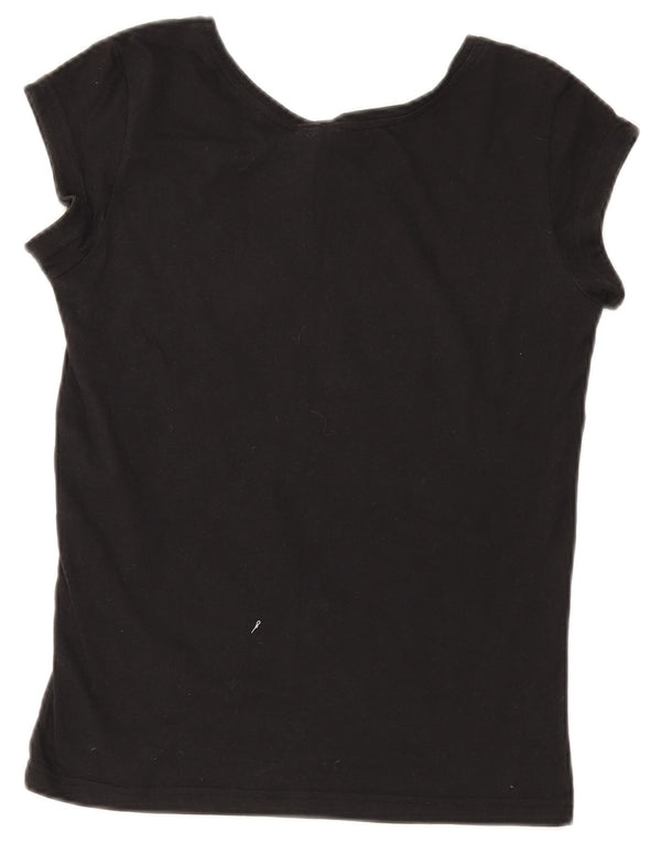 Adidas Camiseta Feminina Graphic Top UK 4/6 XS Algodão Preto