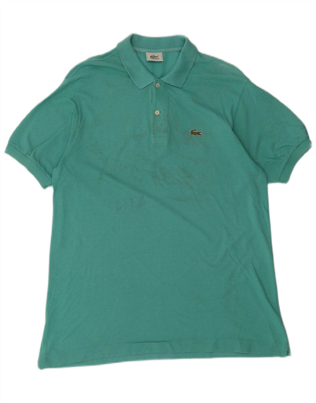 Camisa polo masculina Lacoste tamanho 5 grande algodão verde
