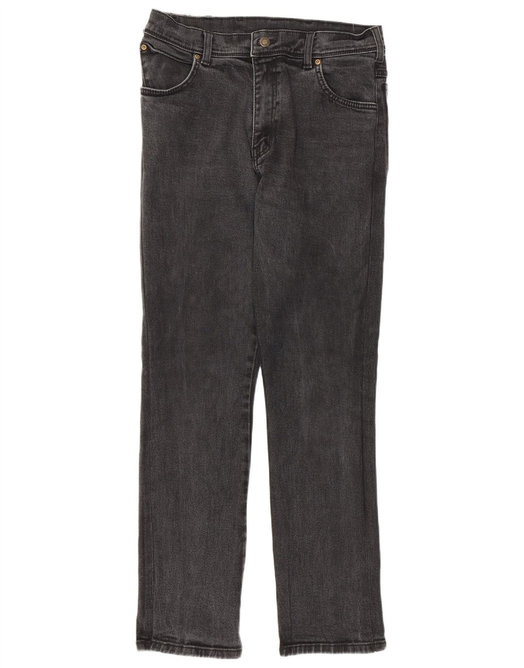 Calça jeans Wrangler masculina regular fit reta W36 L32 algodão cinza
