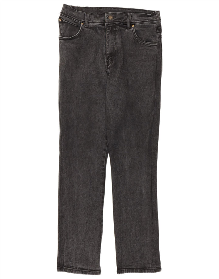 Calça jeans Wrangler masculina regular fit reta W36 L32 algodão cinza