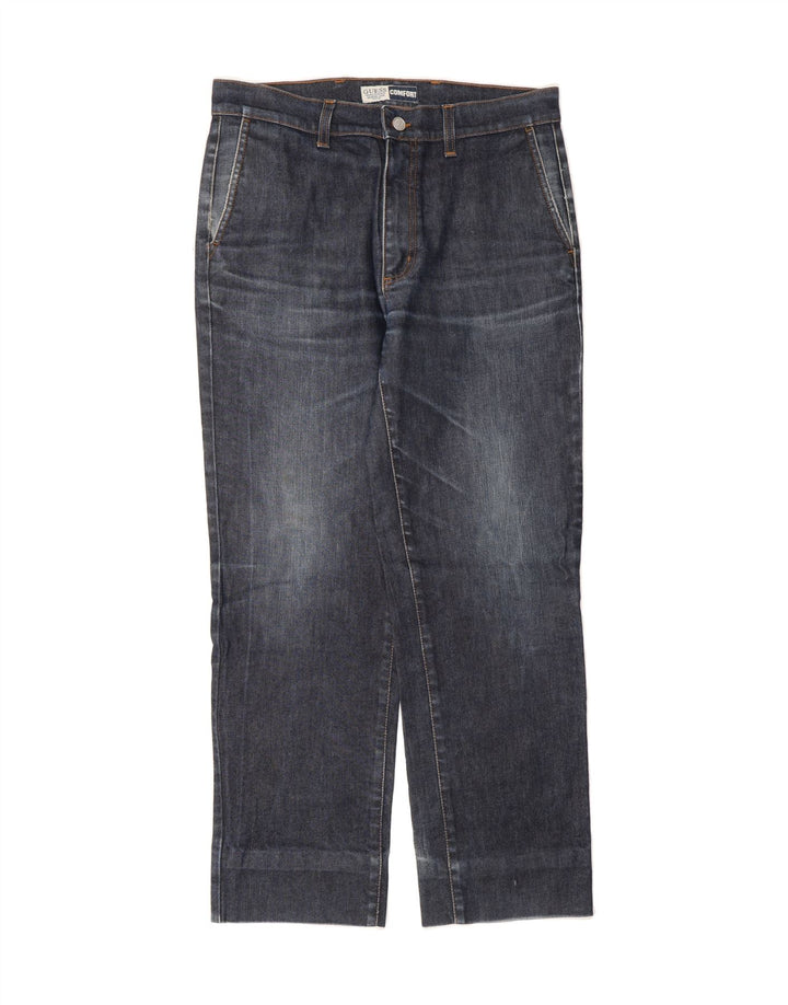 GUESS Mens Straight Jeans W31 L29 Navy Blue Cotton Vintage Guess and Second-Hand Guess from Messina Hembry 