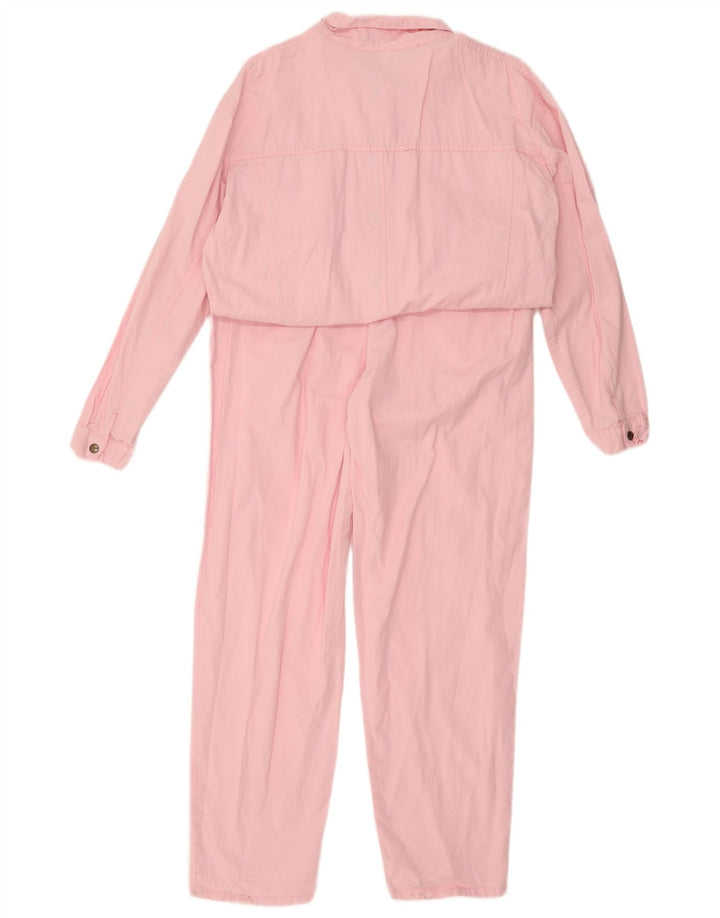 Macacão feminino vintage IT 48 XL algodão rosa