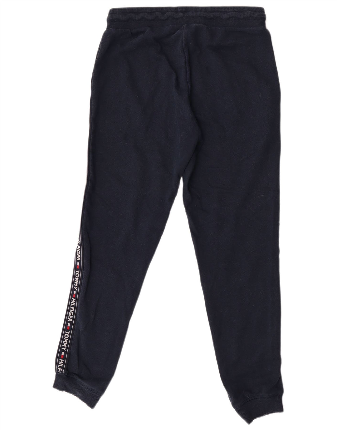 Tommy Hilfiger Calça de treino masculina gráfica Joggers médio azul marinho
