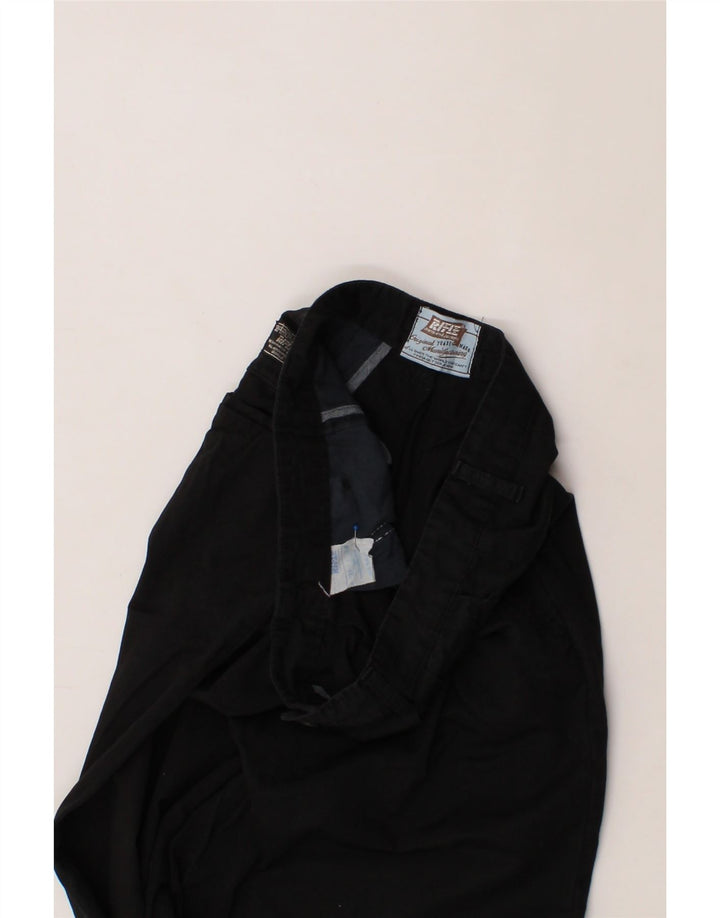 RIFLE Mens Tapered Chino Trousers W31 L30 Black Cotton Vintage Rifle and Second-Hand Rifle from Messina Hembry 