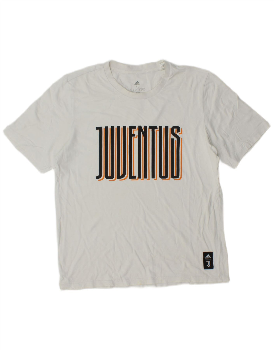Camiseta Adidas Masculina Juventus Graphic Top Pequeno Branco