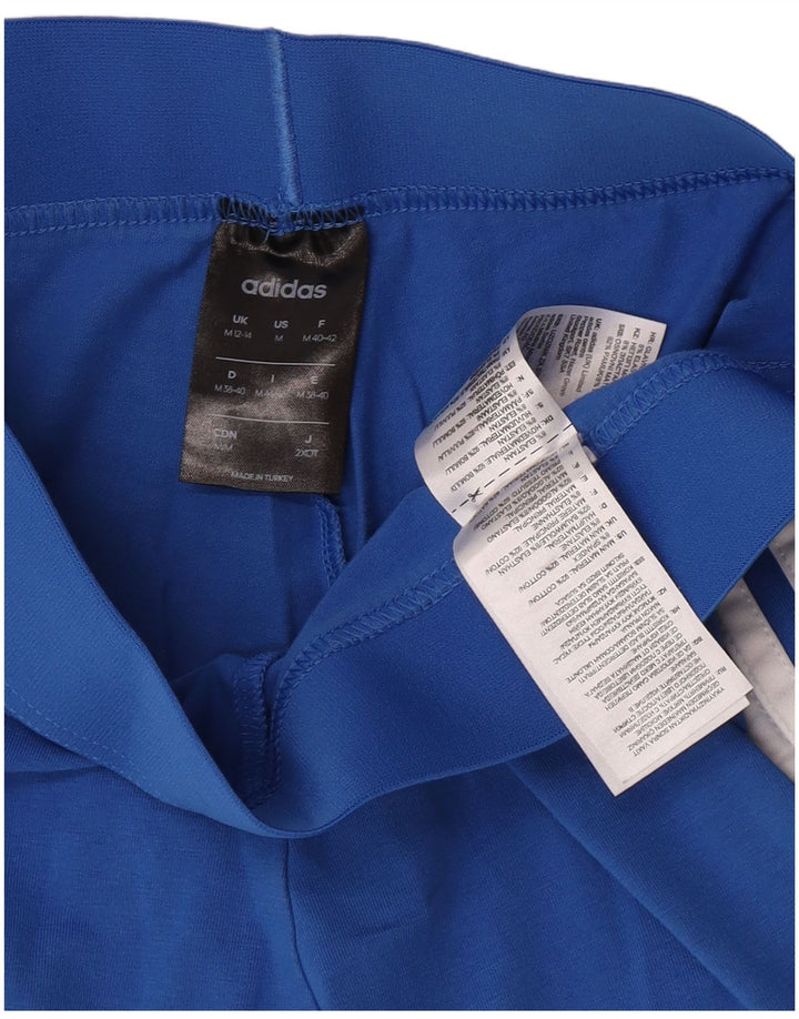 Leggings Adidas Femininas UK 12/14 Médio Azul Algodão