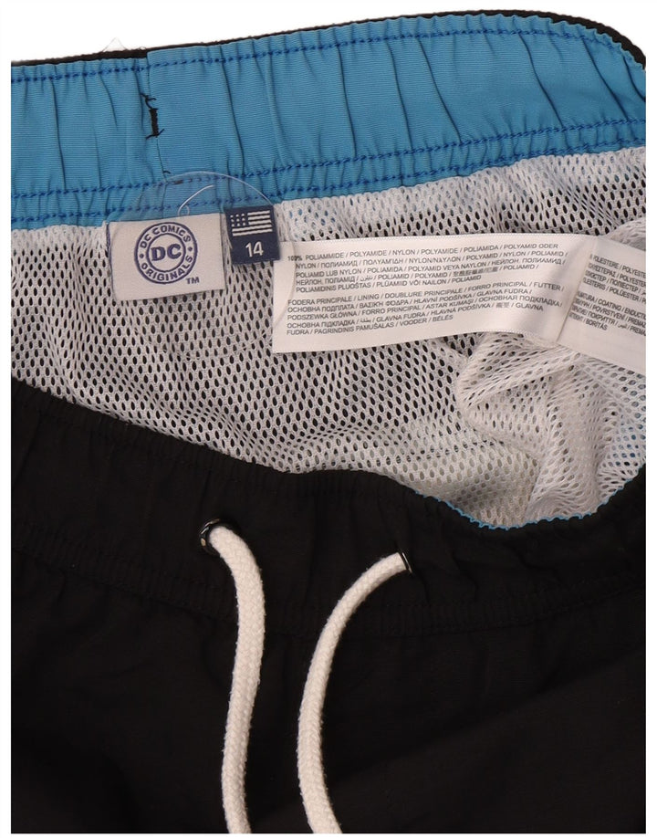 Shorts de natação DC Boys Graphic 13-14 anos preto colorblock poliamida