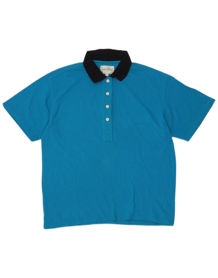 Camisa polo feminina Ellesse EU 42/44 grande azul
