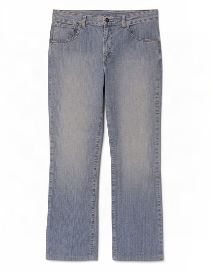 Jeans retos femininos Levi's W31 L28 algodão azul