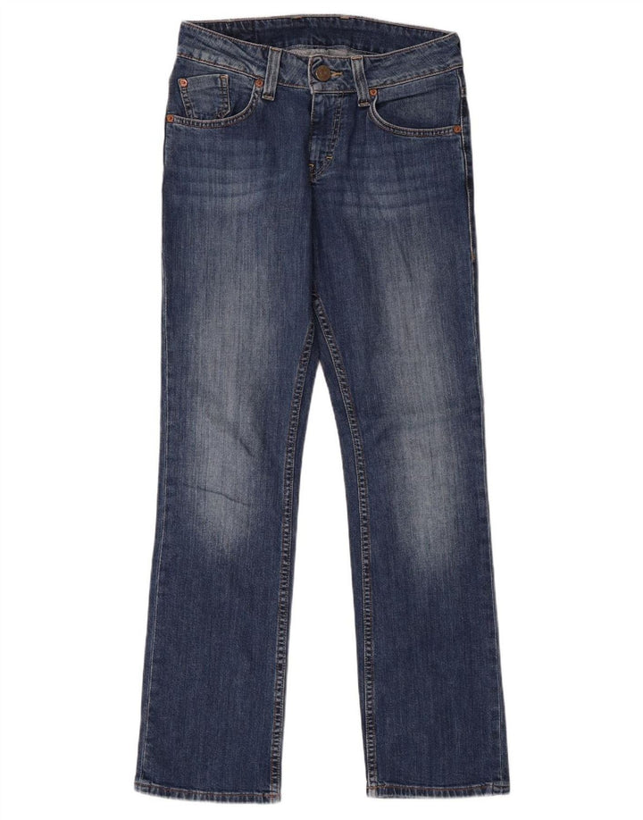 Jeans retos femininos MUSTANG W29 L32 algodão azul