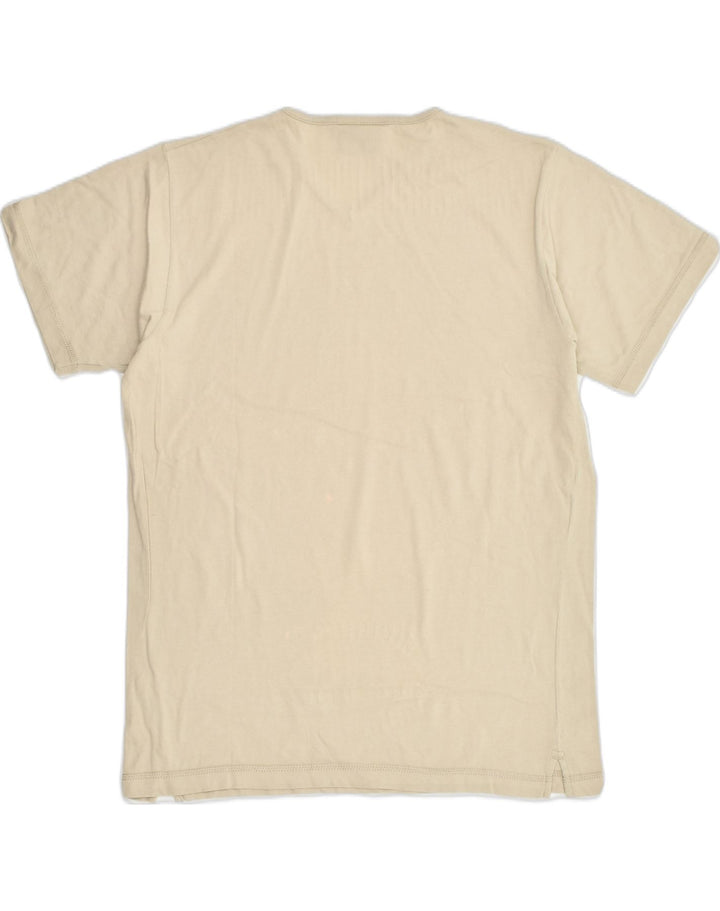 CHAMPION Womens T-Shirt Top UK 16 Large Beige | Vintage Champion | Thrift | Second-Hand Champion | Used Clothing | Messina Hembry 