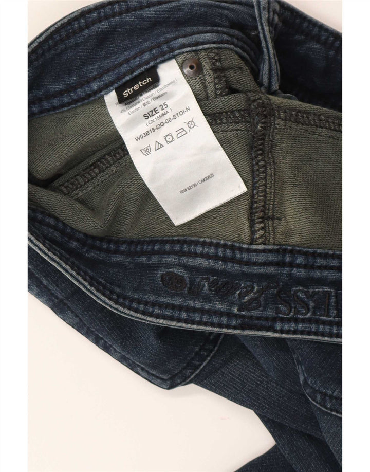 Guess Jeans Slim Feminino W25 L28 Azul Algodão