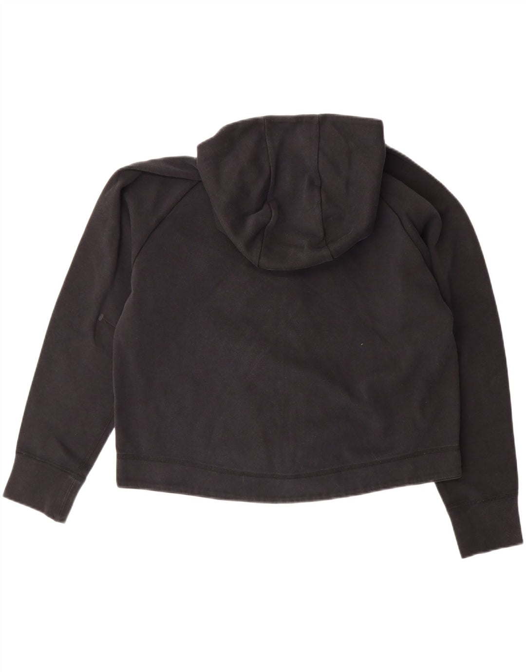 NIKE Womens Zip Hoodie Sweater UK 14 Medium Black Cotton Vintage Nike and Second-Hand Nike from Messina Hembry 