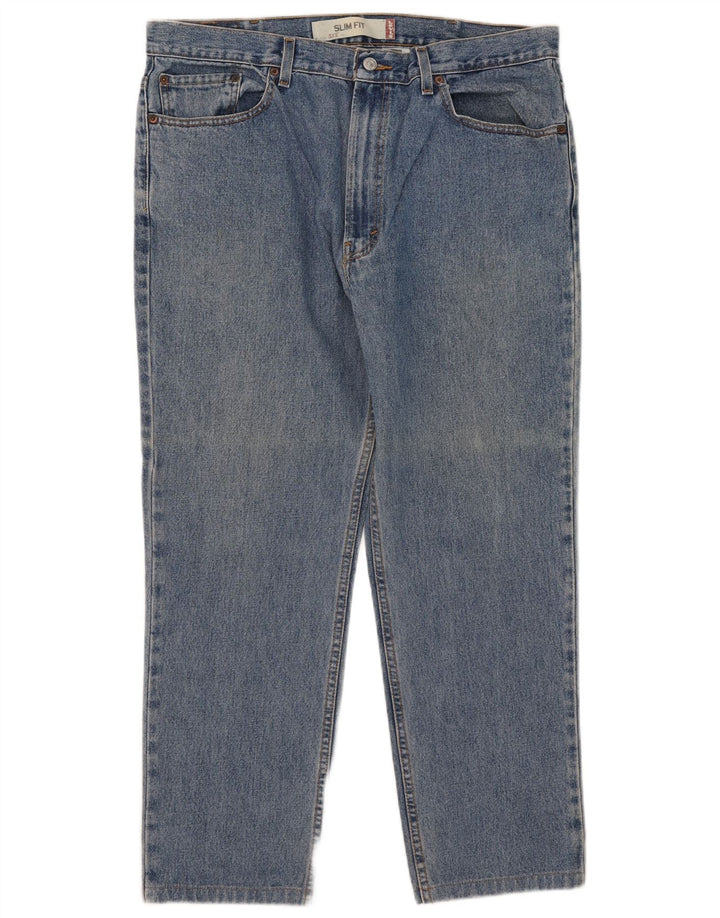 Levi's Masculino 512 Slim Jeans W38 L27 Azul Algodão