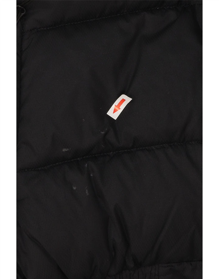 Jaqueta masculina acolchoada com capuz SALEWA EU 50 grande poliamida preta