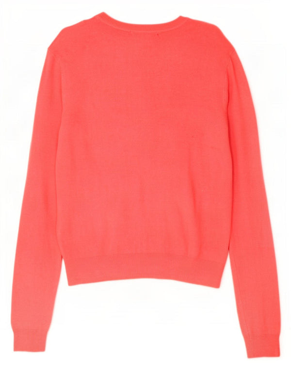 Suéter cardigã feminino Marks & Spencer Reino Unido 12 rosa médio