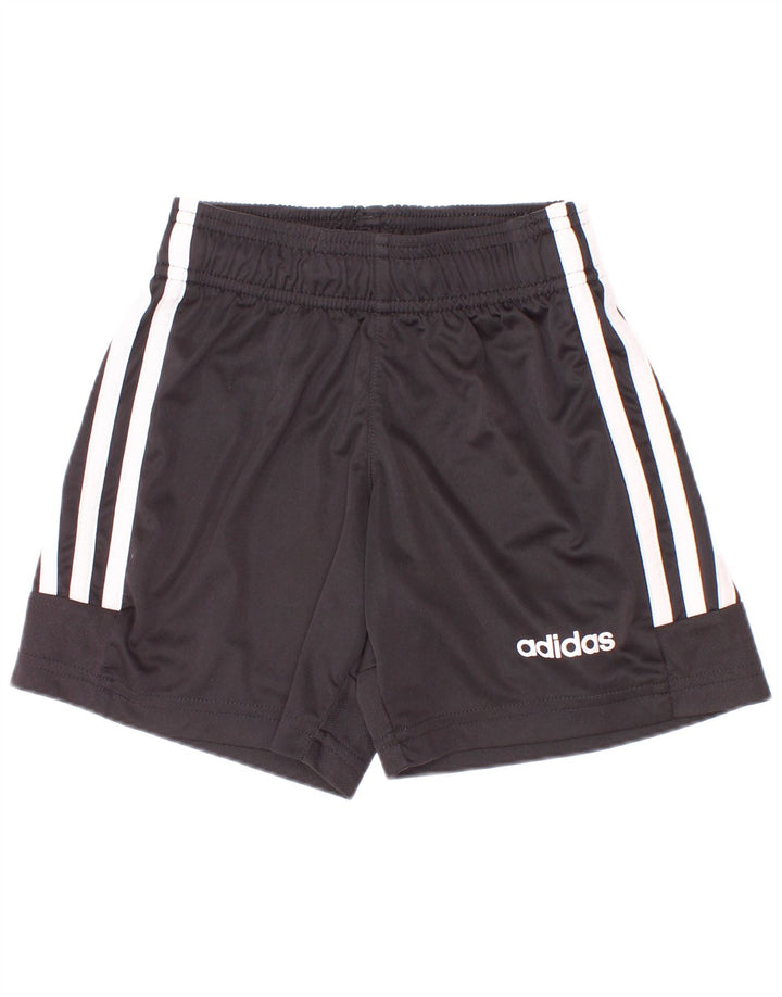 Shorts esportivos Adidas meninos 5-6 anos preto poliéster