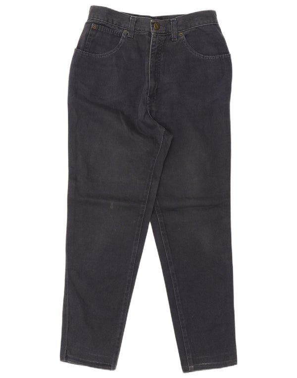 GIORGIO ARMANI Jeans Cônicos Femininos IT 40 Pequeno W27 L25 Algodão Preto