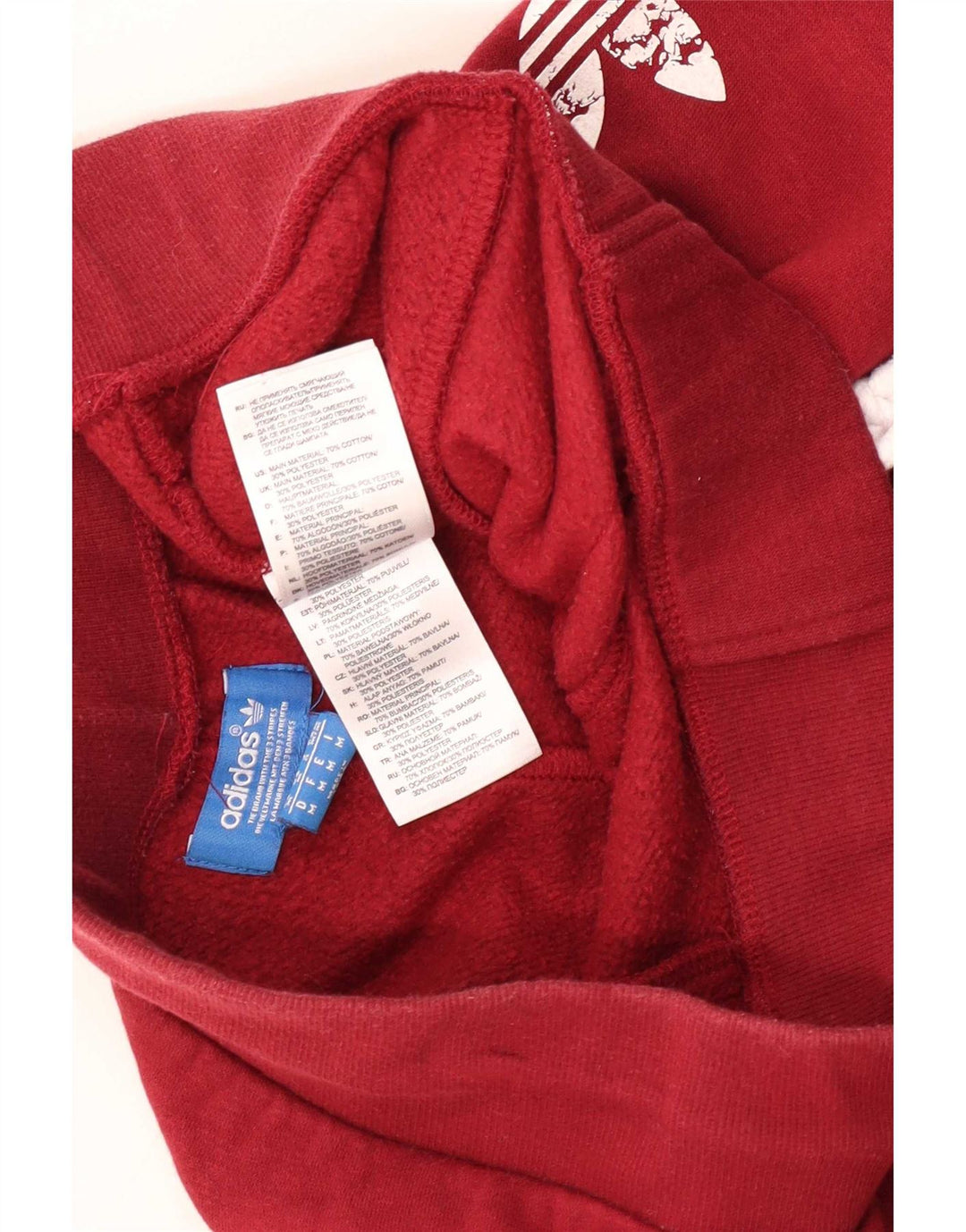 Adidas Mens Graphic Sport Shorts Médio Borgonha Algodão