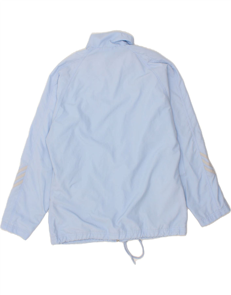 ADIDAS Womens Windbreaker Jacket UK 14 Large Blue Polyester Vintage Adidas and Second-Hand Adidas from Messina Hembry 
