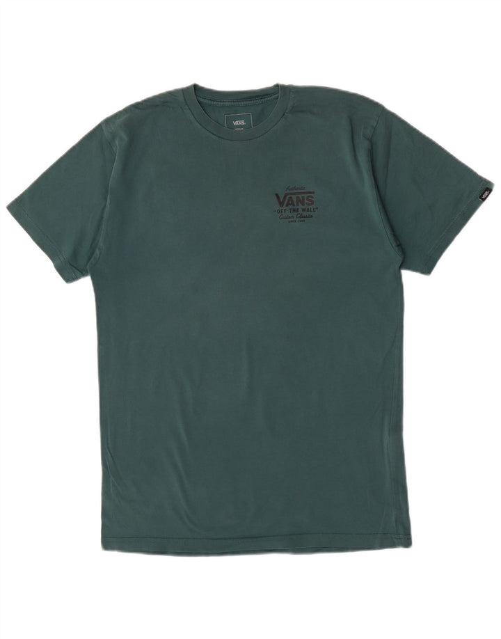 Camiseta Vans Masculina Classic Fit Graphic Top Médio Algodão Verde