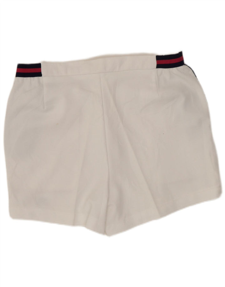 Shorts Chino Feminino ROX Médio W30 Poliéster Colourblock Branco