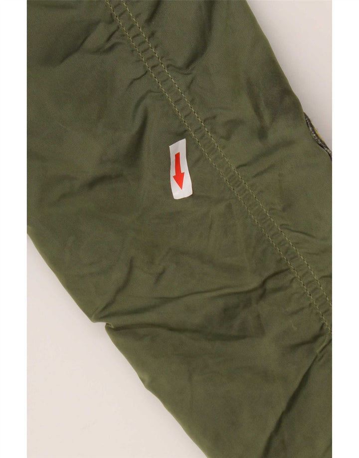 Jaqueta Bomber Feminina Alpha Industries Reino Unido 6 XS Verde Nylon