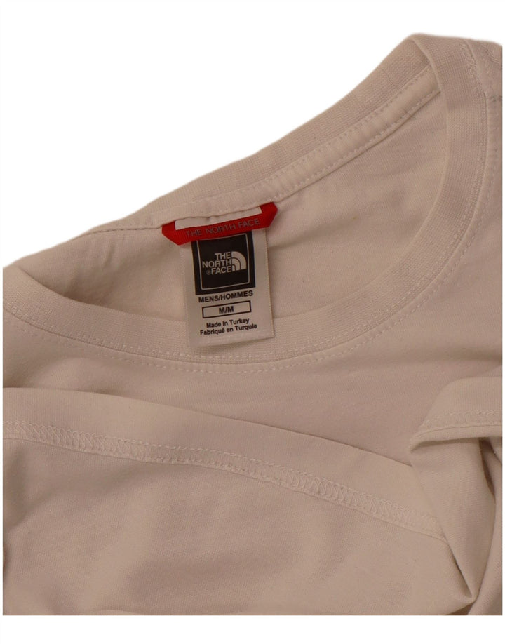 Camiseta gráfica masculina The North Face Top médio branco