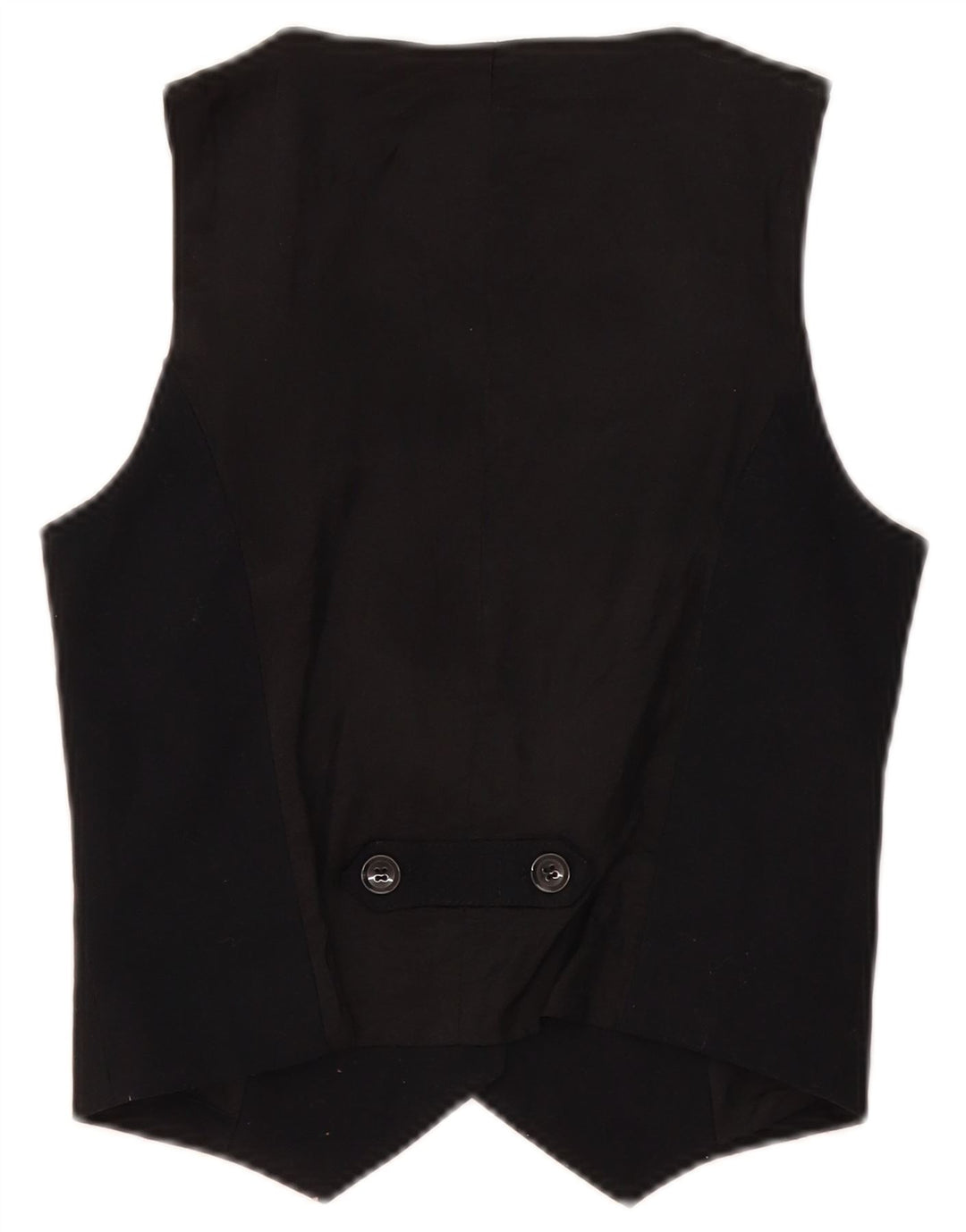 Colete feminino Zara UK 6 XS preto poliéster