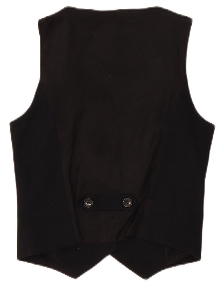Colete feminino Zara UK 6 XS preto poliéster