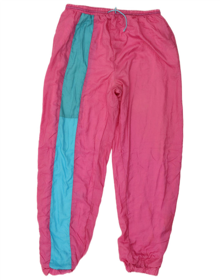 Nortons Mens Full Tracksuit XL Rosa Colourblock Poliamida