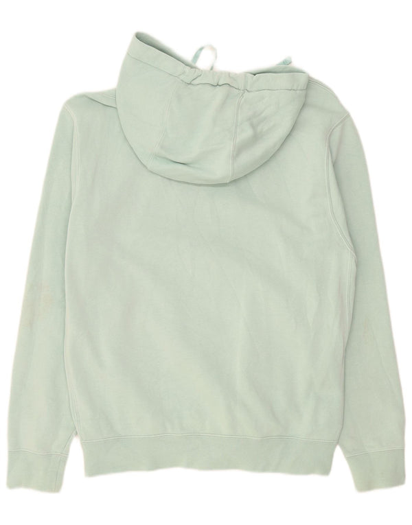 Nike Womens Hoodie Jumper UK 14 Médio Algodão Verde