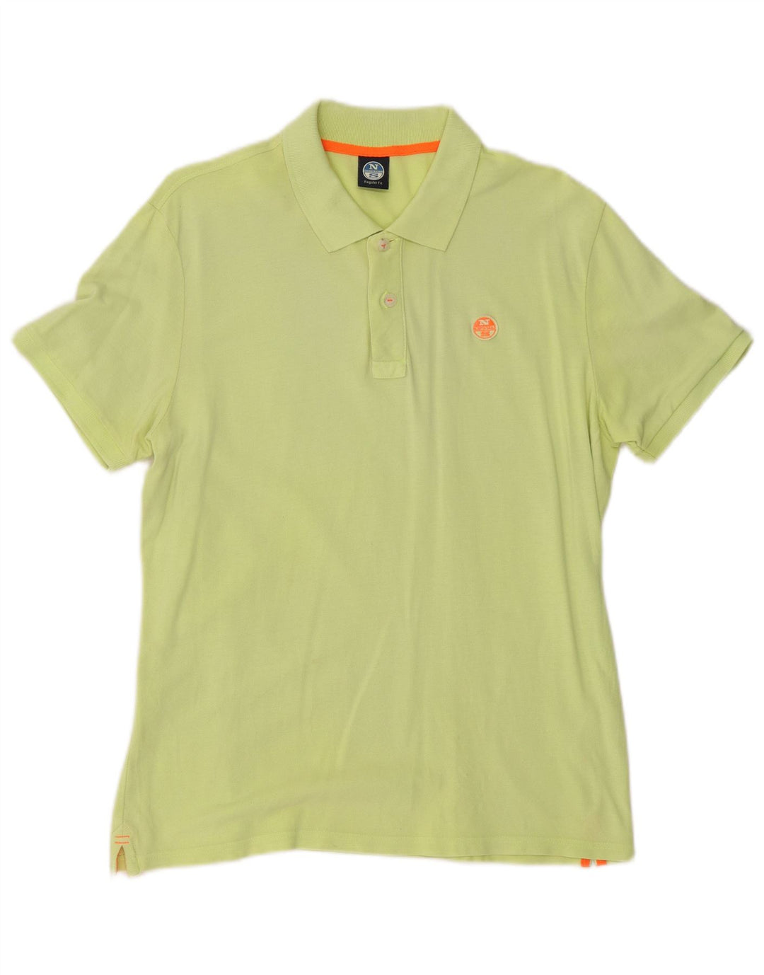 Camisa polo masculina North Sails Regular Fit grande algodão verde