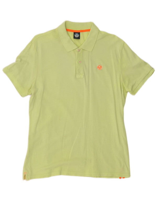 Camisa polo masculina North Sails Regular Fit grande algodão verde